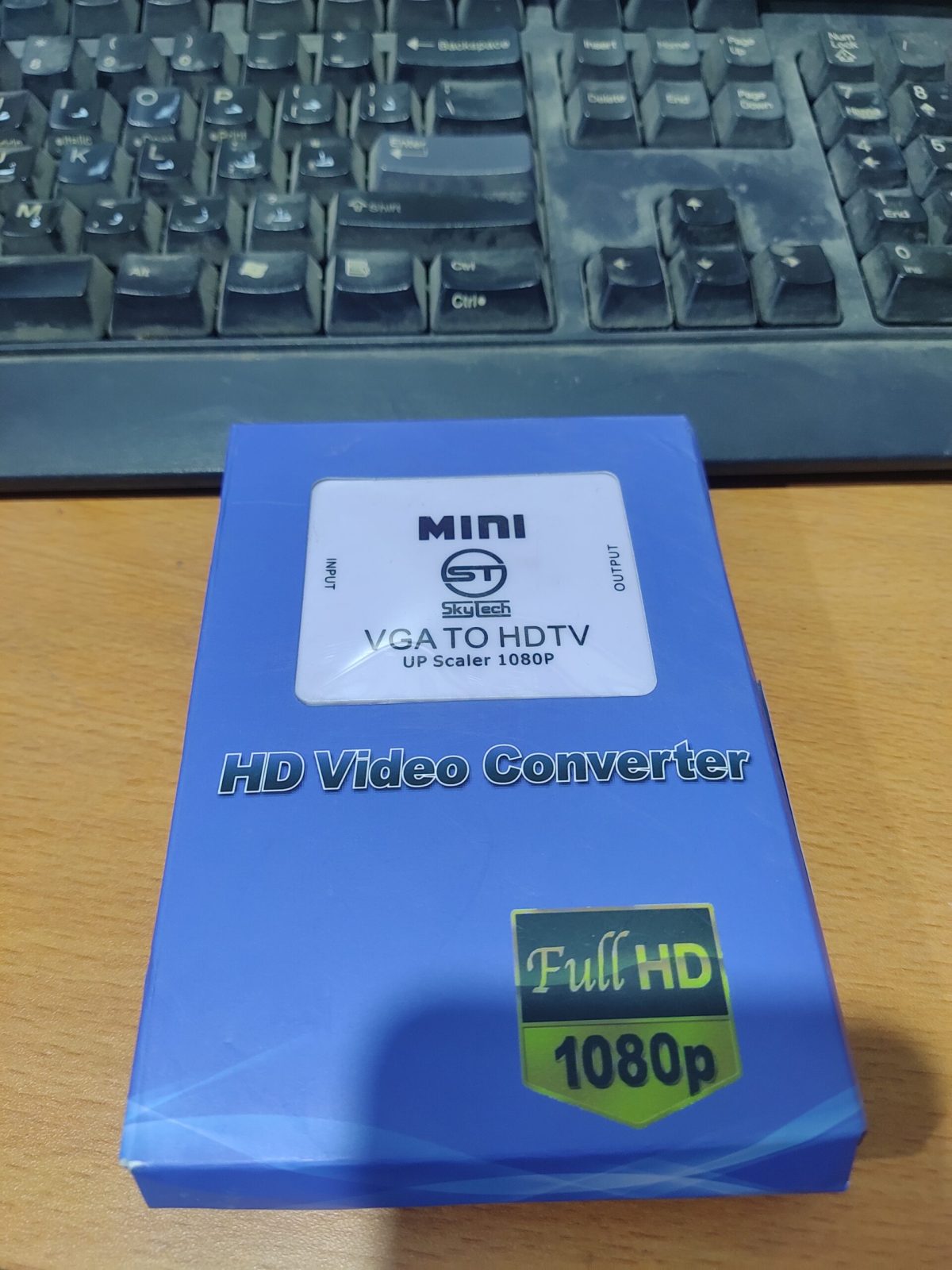 ⁦شاحن VGA صغير الي HDMI، وصلة محول VGA2HDMI 1080 بيكسل بصوت للاب توب والكمبيوتر لجهاز عرض تليفزيون عالي الدقة HD⁩ - الصورة ⁦2⁩