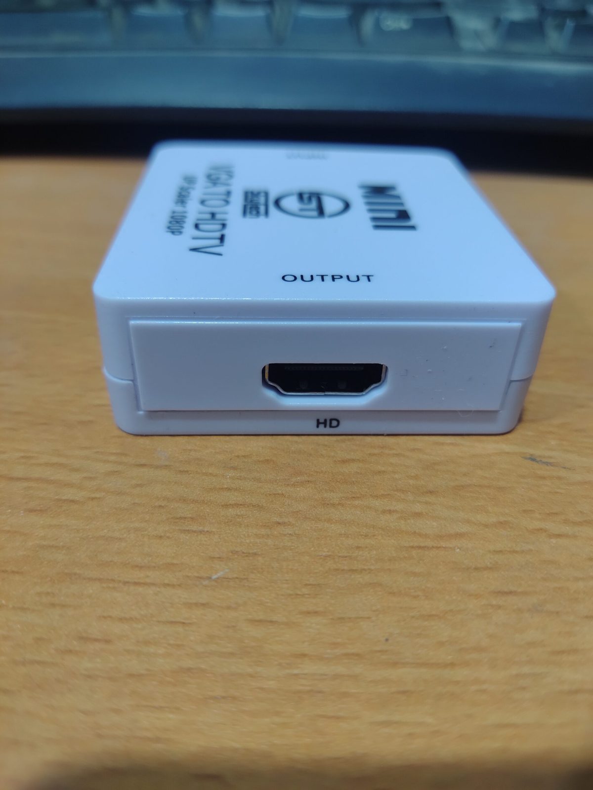 ⁦شاحن VGA صغير الي HDMI، وصلة محول VGA2HDMI 1080 بيكسل بصوت للاب توب والكمبيوتر لجهاز عرض تليفزيون عالي الدقة HD⁩ - الصورة ⁦7⁩