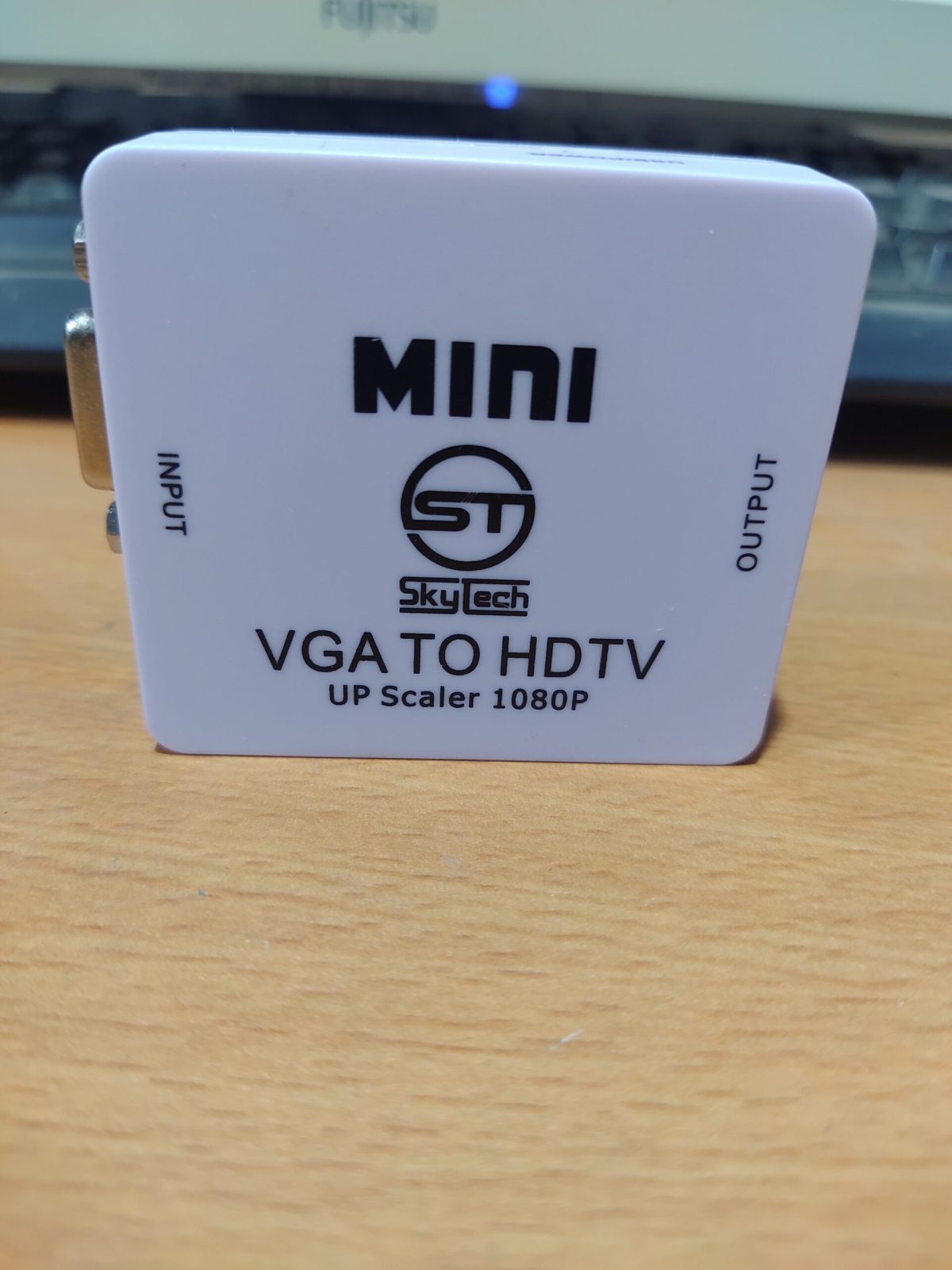 ⁦شاحن VGA صغير الي HDMI، وصلة محول VGA2HDMI 1080 بيكسل بصوت للاب توب والكمبيوتر لجهاز عرض تليفزيون عالي الدقة HD⁩ - الصورة ⁦8⁩