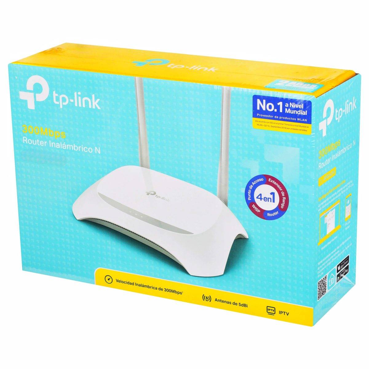 ⁦جهاز اكسس بوينت موديل TL-WR840N بسرعة 300 ميجابت-الثانية، من TP-لينك⁩ - الصورة ⁦1⁩