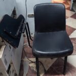 كرسى محاضرات جلد مستعمل 