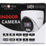 كاميرا مراقبة داخلية 2MP من Zero Tech – رؤية ليلية ملونة + مايك مدمج + مقاومة للمياه IP67