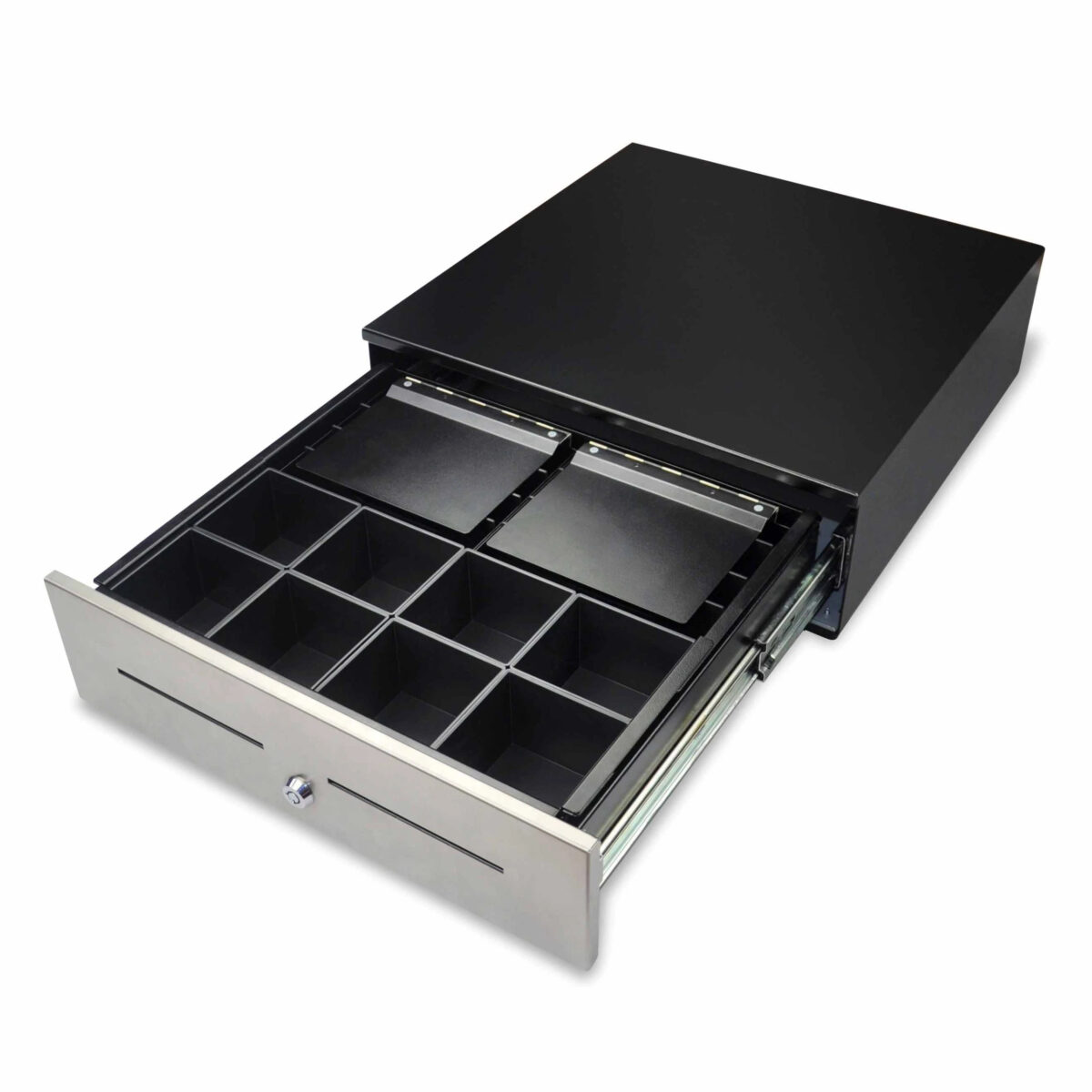 درج كاشير Deluxe NM Cash Drawer – درج نقدية معدني احترافي لأنظمة الكاشير POS