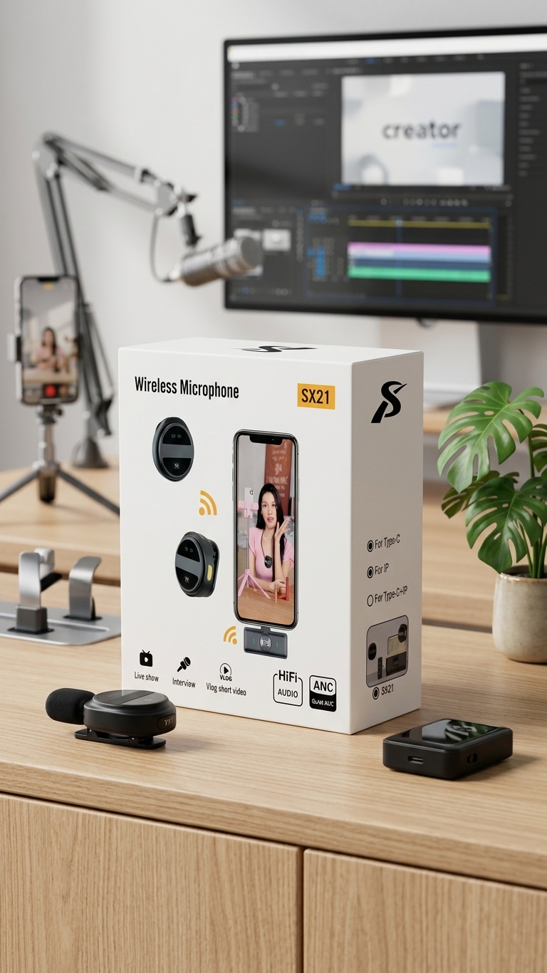 Gemini_Generated_Image_owgnioowgnioowgn Wireless Microphone - الصورة 1